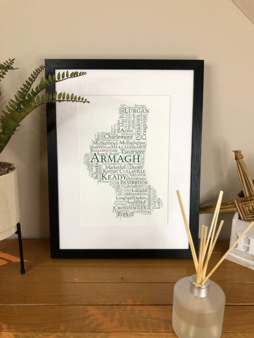 County GAA Themed Word Art